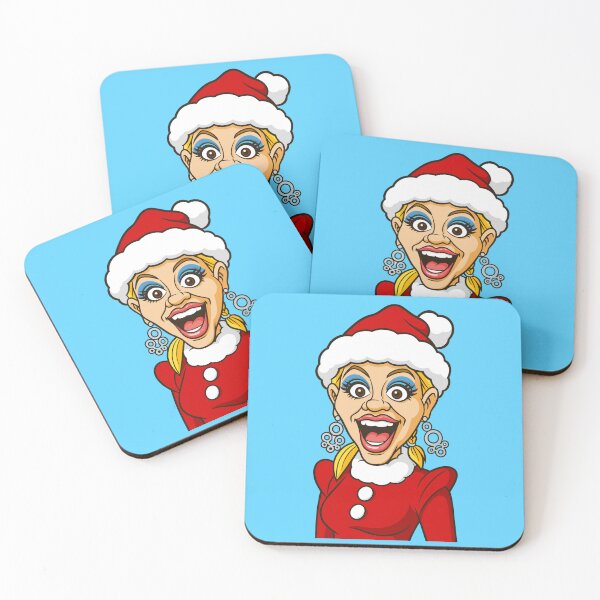 Item preview, Sassy Mrs. Claus Cartoon – Funny Christmas Retro Pop Art designed and sold by SimplyJasper.