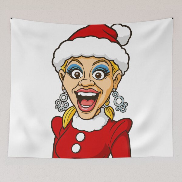 Item preview, Sassy Mrs. Claus Cartoon – Funny Christmas Retro Pop Art designed and sold by SimplyJasper.