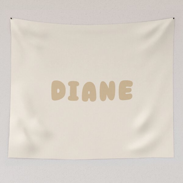 Item preview, Beige Diane – Minimalist Personalized Name Design designed and sold by karolinahinc.