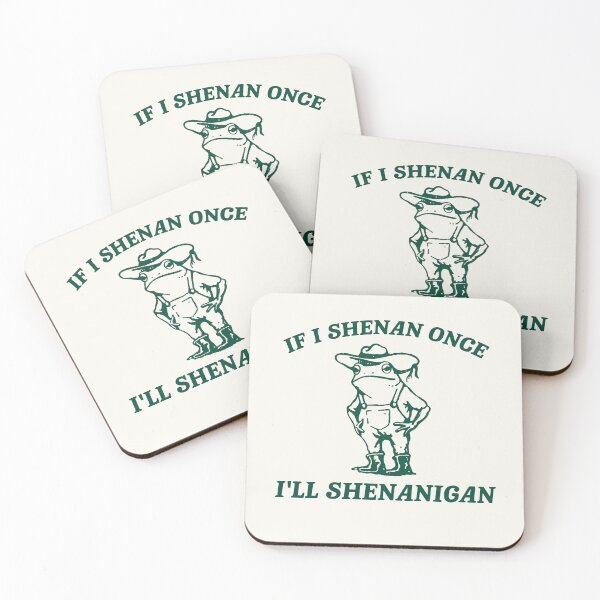 Item preview, if i shenan once i'll shenanigan - unisex t shirt, cowboy frog t shirt, funny animal meme tee, funny toad t shirt weirdcore t shirt, vintage cartoon t shirt, unhinged designed and sold by samidsou.