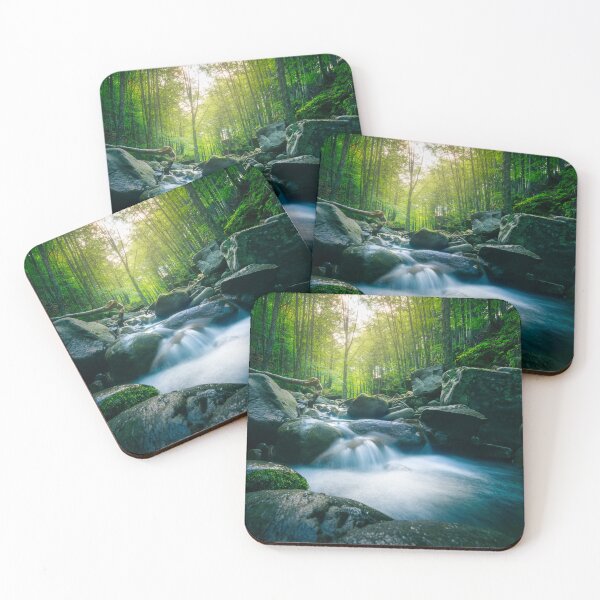 Item preview, Forest Waterfall in Abetone Mountains, Tuscan Apennines Photography designed and sold by Stefano Orazzini.