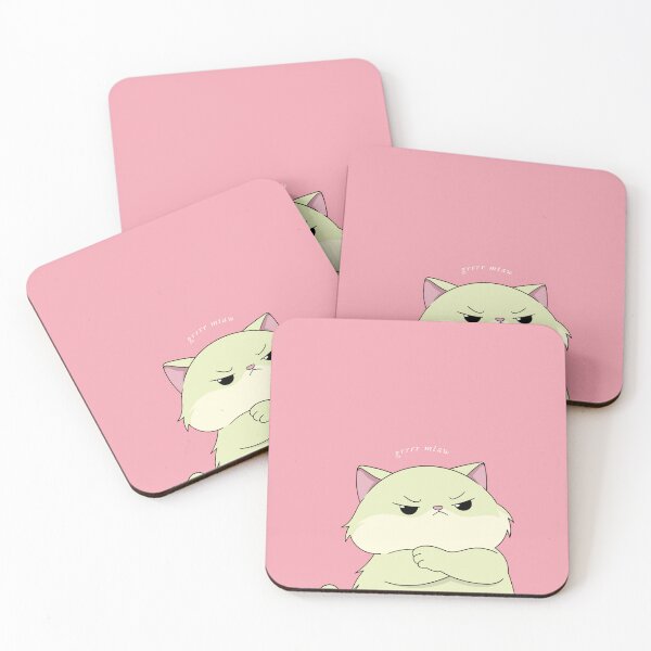 Item preview, Super Fluffy gmad cat Pastel Pink Love Vibe designed and sold by AIObyisabele.