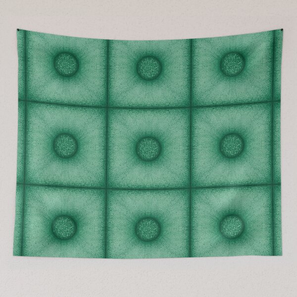 Item preview, Pattern of "Poof" tile in the eucalyptus color designed and sold by Cherevan.