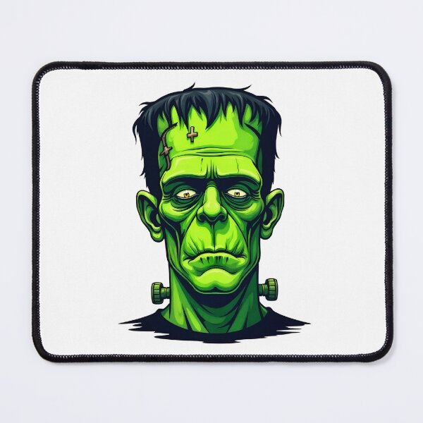 Item preview, Frankenstein Face with no smile on face designed and sold by GlamOvira.