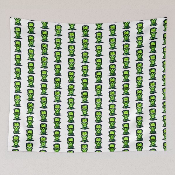 Item preview, Frankenstein Face with no smile on face designed and sold by GlamOvira.