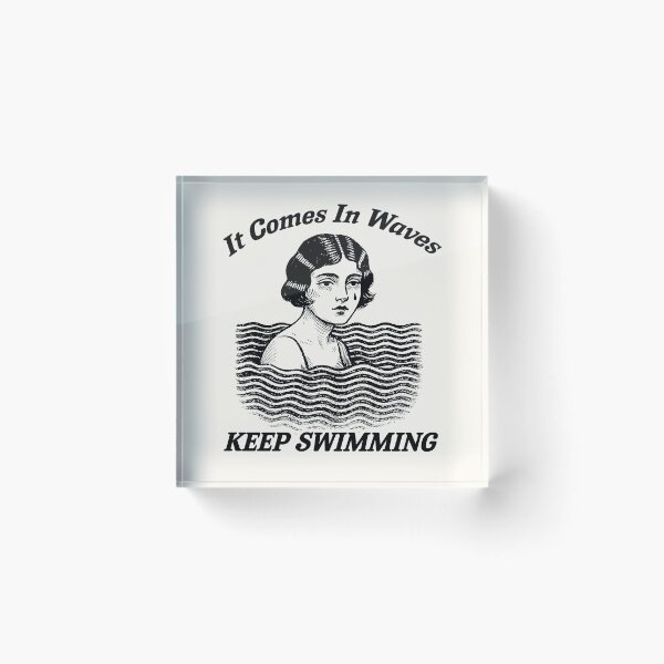 Item preview, It Comes In Waves Keep Swimming, Sad girl T Shirt, Mental Health Shirt, Depression T Shirt, grief T Shirt, anxiety support T Shirt, Emotional support T Shirt, Aesthetic Tee, Unisex designed and sold by samidsou.