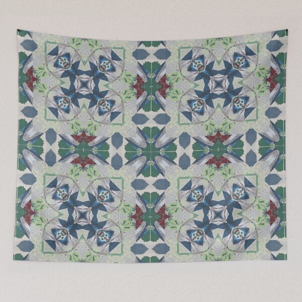 Item preview,  Dainty Folk Flora  Pattern by Jenny Meehan 4 designed and sold by Jenny Meehan Art Prints and Patterns  .