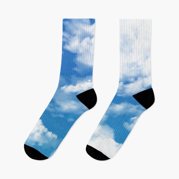 Item preview, Vibrant Blue Sky Fluffy Clouds designed and sold by Streetwear Clothing | Fit Life.