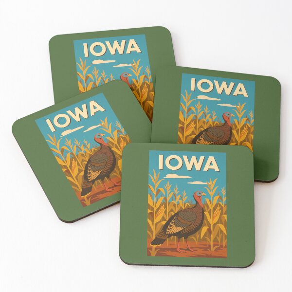 Item preview, Iowa  designed and sold by Broken Antler Designs .