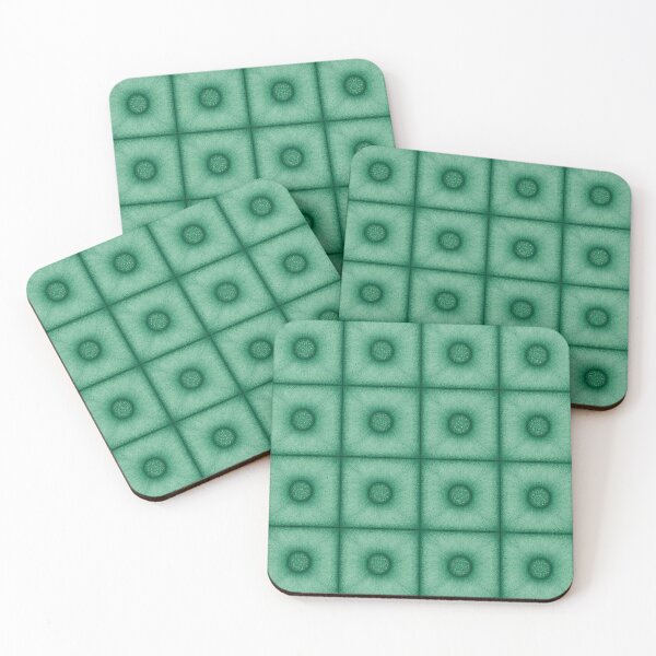 Item preview, Pattern of "Poof" tile in the eucalyptus color designed and sold by Cherevan.