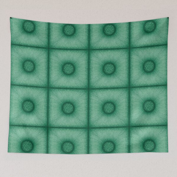 Item preview, Pattern of "Poof" tile in the eucalyptus color designed and sold by Cherevan.