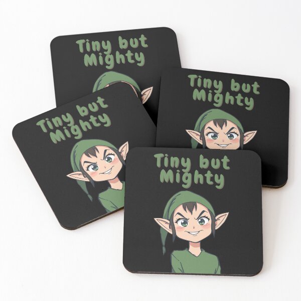 Item preview, Tiny but Mighty – Funny Anime Elf Power designed and sold by Design_Your_Day.