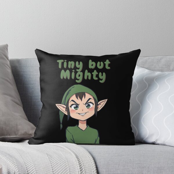 Item preview, Tiny but Mighty – Funny Anime Elf Power designed and sold by Design_Your_Day.