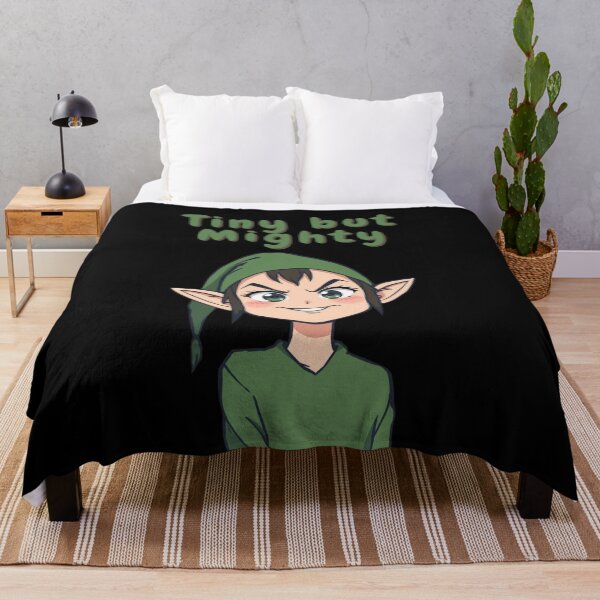 Item preview, Tiny but Mighty – Funny Anime Elf Power designed and sold by Design_Your_Day.