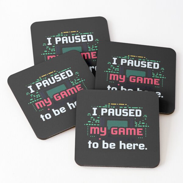 Item preview, I paused my game to be here designed and sold by Sparkofart07.