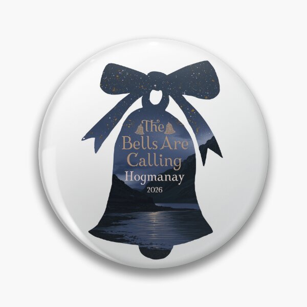 Item preview, The Bells Are Calling Hogmanay 2026 Scottish New Year Gift designed and sold by Loom on the Loch.