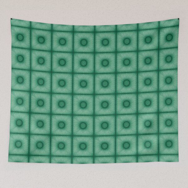 Item preview, Pattern of "Poof" tile in the eucalyptus color designed and sold by Cherevan.