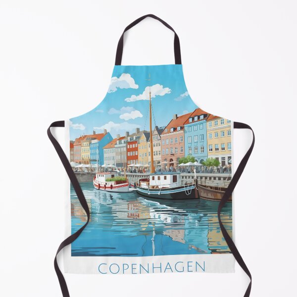 Aperçu de l'œuvre Copenhagen Denmark Nyhavn Canal Colorful Houses créée et vendue par LaFabricaArt.