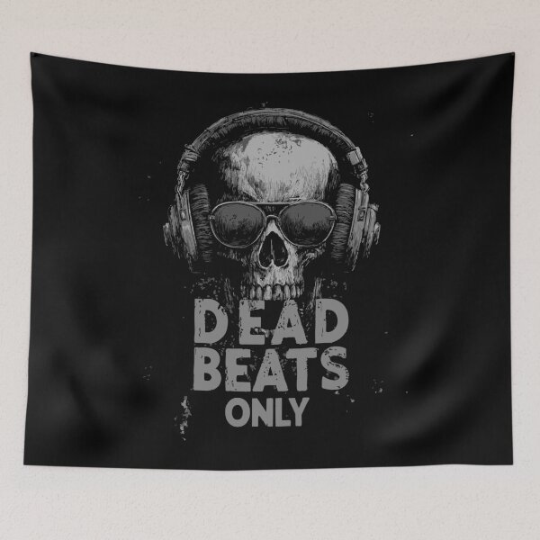 Item preview, Dead Beats Only – Cool Zombie Music Design designed and sold by drizzd.