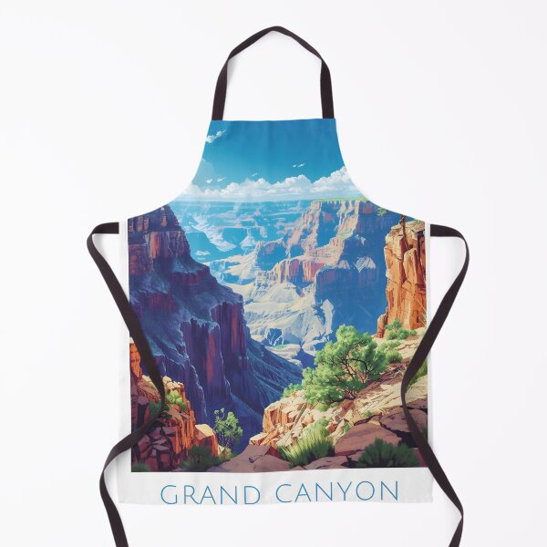 Item preview, Grand Canyon Anime Travel Poster, Arizona Scenic View, Retro Art (59 Characters) designed and sold by LaFabricaArt.