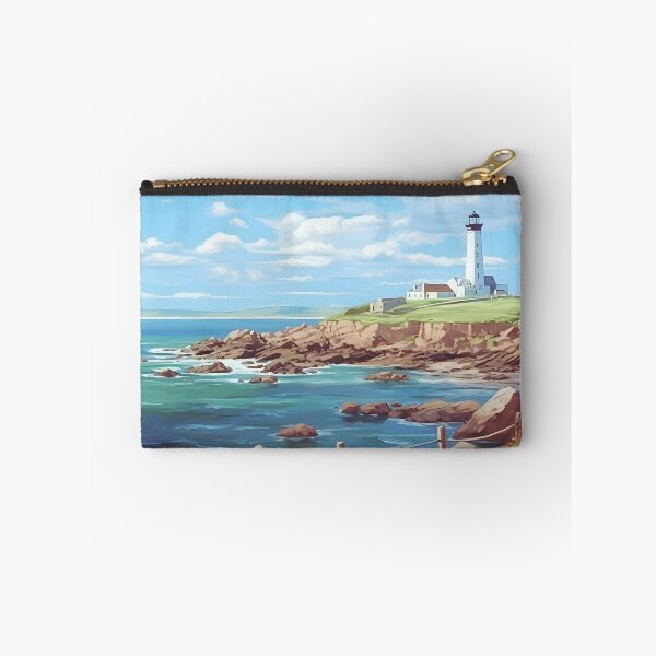 Item preview, Isle of Islay Lighthouse Vintage Scottish Travel Poster Art designed and sold by LaFabricaArt.