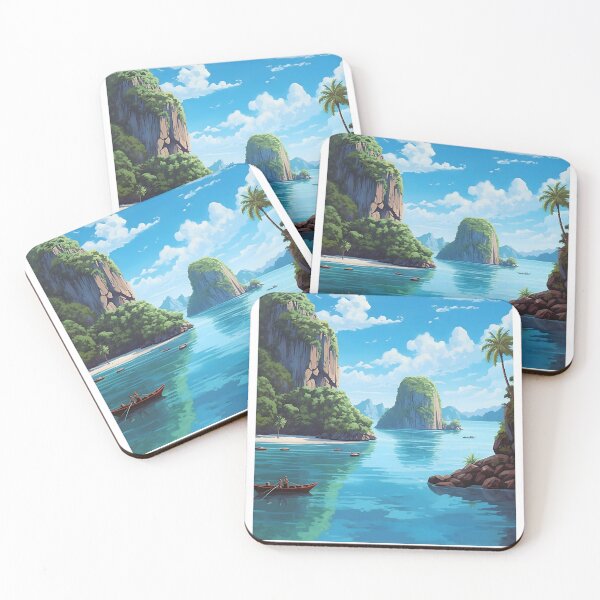 Item preview, Palawan Philippines Tropical Vintage Travel Art Print designed and sold by LaFabricaArt.