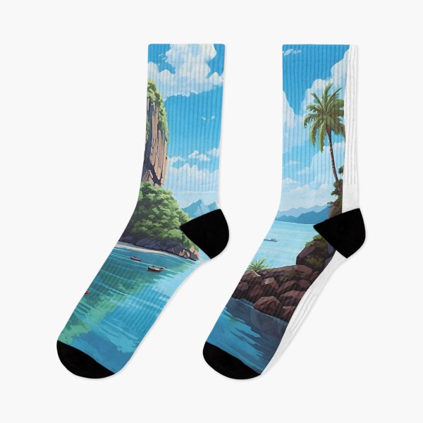 Item preview, Palawan Philippines Tropical Vintage Travel Art Print designed and sold by LaFabricaArt.