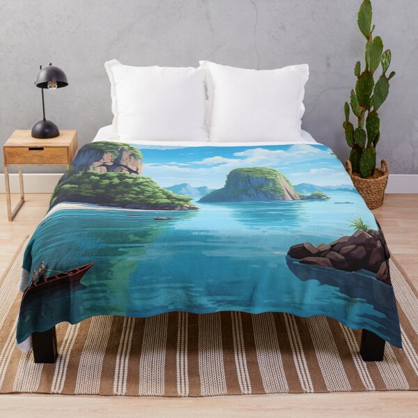 Item preview, Palawan Philippines Tropical Vintage Travel Art Print designed and sold by LaFabricaArt.