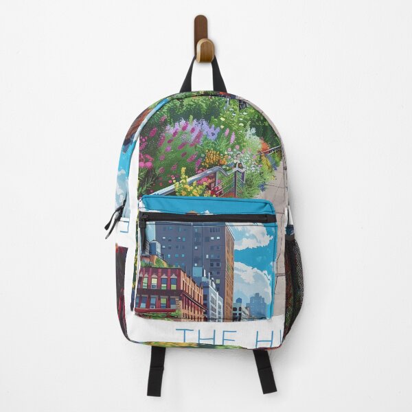 Item preview, High Line Park NYC Urban Garden Vintage Poster designed and sold by LaFabricaArt.