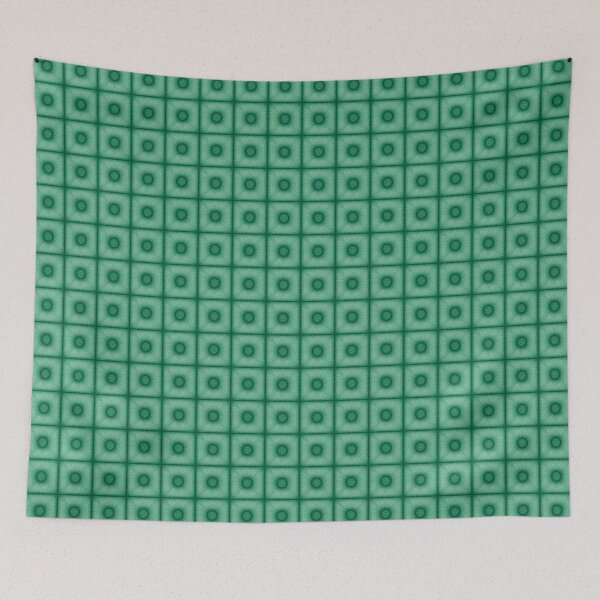 Item preview, Pattern of "Poof" tile in the eucalyptus color designed and sold by Cherevan.