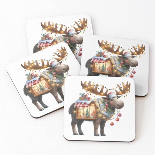 Item preview, Festive Moose designed and sold by JonysCreativeDesigns.