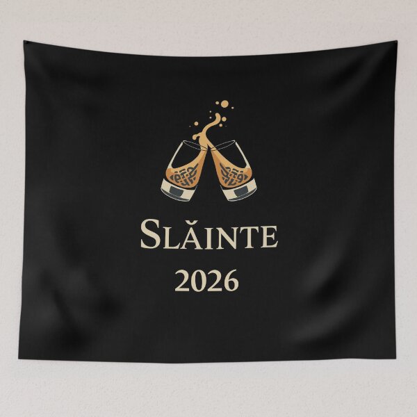Item preview, Slàinte 2026 Scottish New Year Celtic Whisky Toast Hogmanay designed and sold by Loom on the Loch.