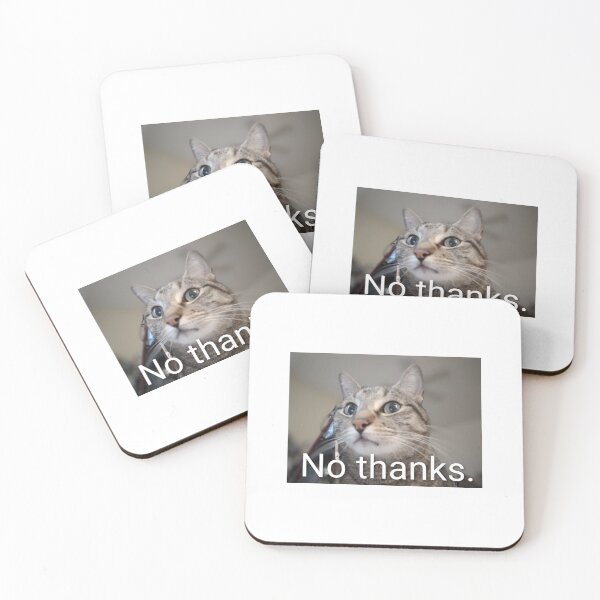 Item preview, No Thanks designed and sold by HarposBazaar.