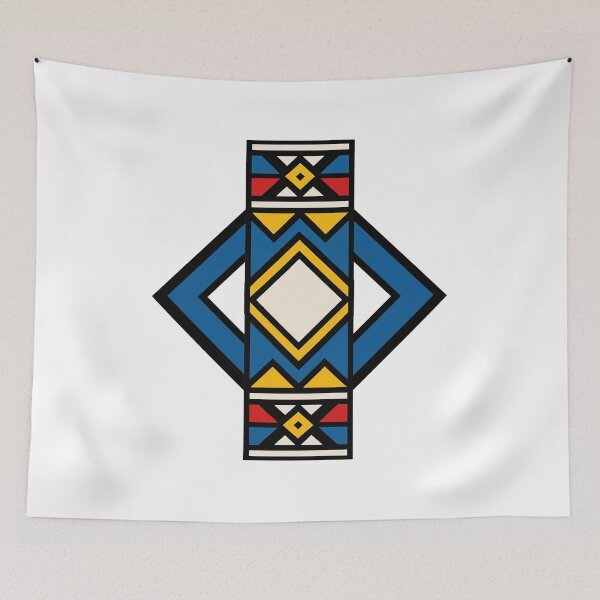 Item preview, Ndebele blue designed and sold by KevinGarden.