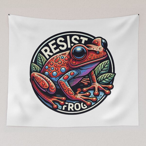 Item preview, Resist frog designed and sold by Fastokart.