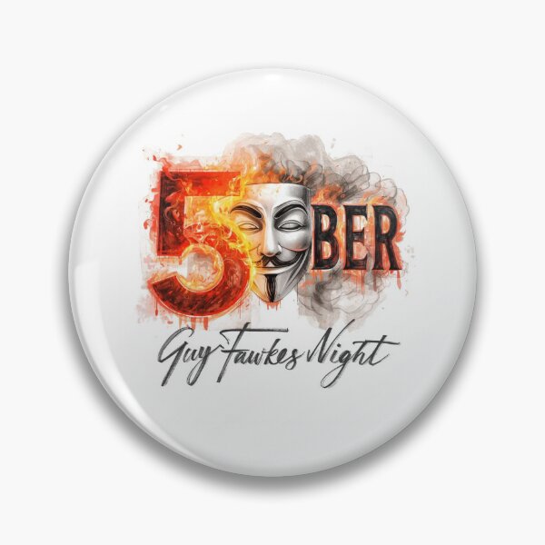 Item preview, 5th of November | Guy Fawkes Night Fire & Smoke Art designed and sold by Sidra Official Art.