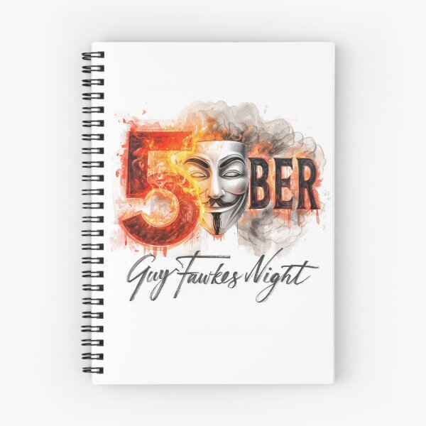 Item preview, 5th of November | Guy Fawkes Night Fire & Smoke Art designed and sold by Sidra Official Art.
