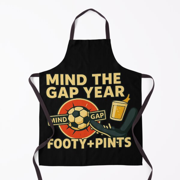 Item preview, Mind the Gap Year | Funny UK Football Pub Tee | Footy + Pints Travel Vibes designed and sold by POD DYNASTY | Original Print On Demand T-Shirt Graphics.