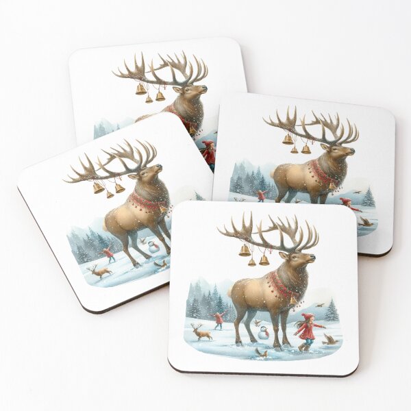 Item preview, Festive deer designed and sold by JonysCreativeDesigns.