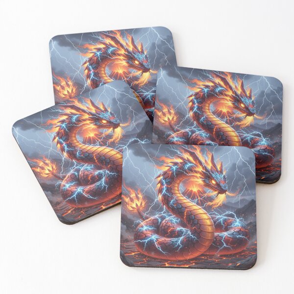 Item preview, Fire electric snake  designed and sold by HuntsmithMerch.