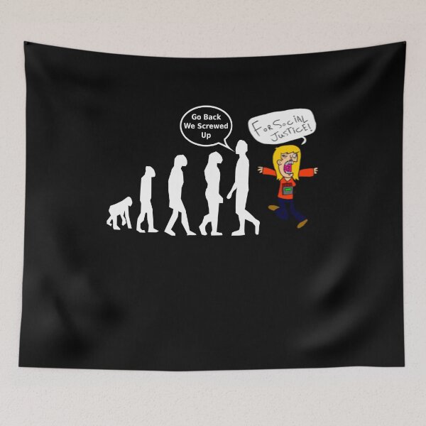 Item preview, I Hate SJW Liberals - We Screwed Up Evolutionary Man designed and sold by PrintPress.