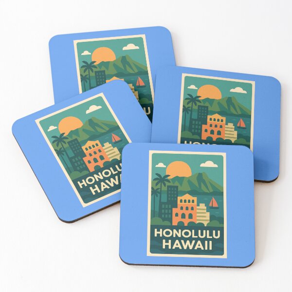 Item preview, Honolulu Hawaii designed and sold by Broken Antler Designs .