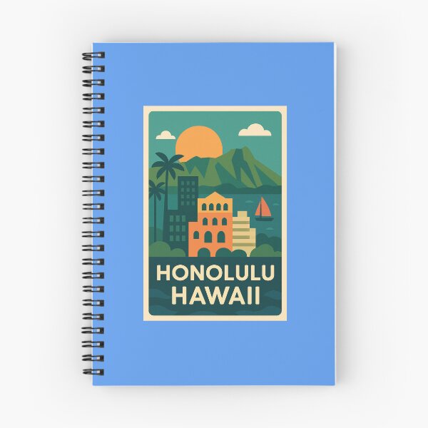 Item preview, Honolulu Hawaii designed and sold by Broken Antler Designs .