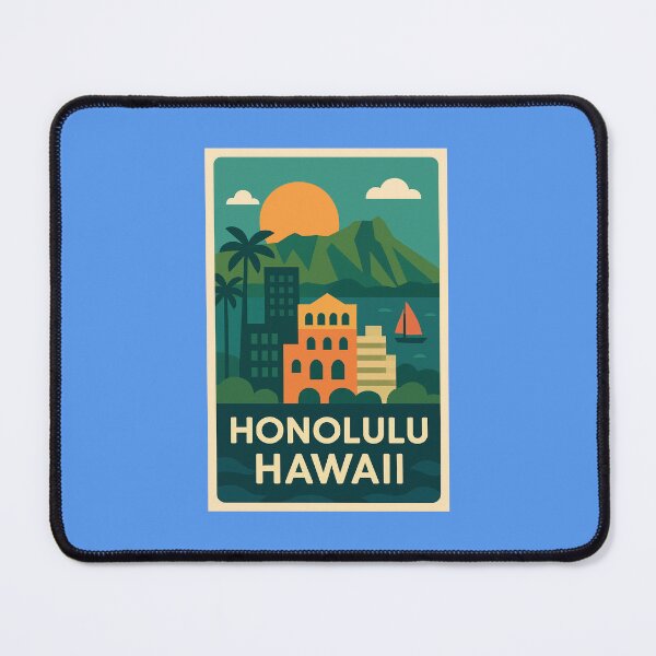 Item preview, Honolulu Hawaii designed and sold by Broken Antler Designs .