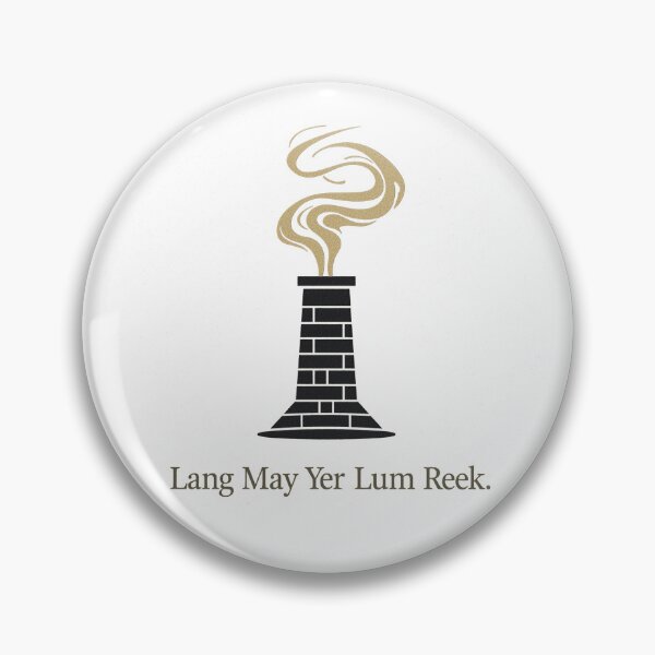 Item preview, Lang May Yer Lum Reek Scottish New Year Blessing Hogmanay Design designed and sold by Loom on the Loch.