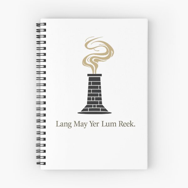 Item preview, Lang May Yer Lum Reek Scottish New Year Blessing Hogmanay Design designed and sold by Loom on the Loch.