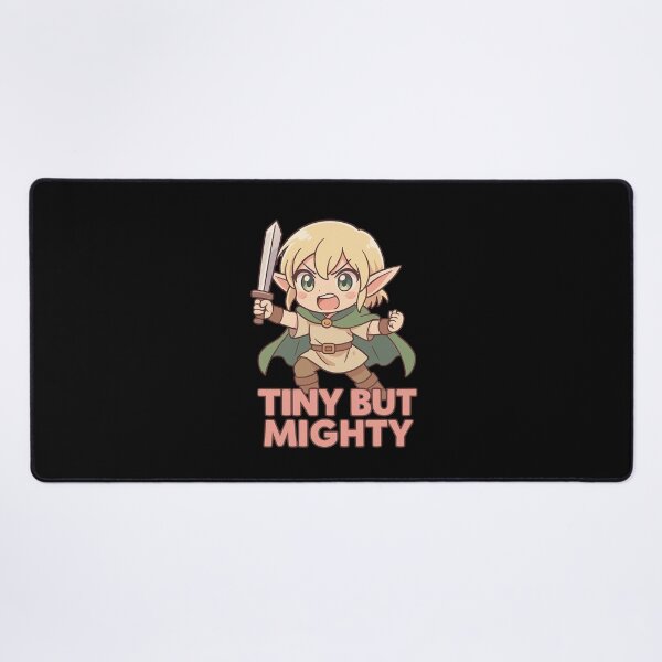 Item preview, Tiny but Mighty – Funny Anime Elf Power designed and sold by Design_Your_Day.