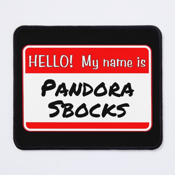 Item preview, HELLO! My name is Pandora Sbocks - funny warning signs designed and sold by DesignsFromTW-S.