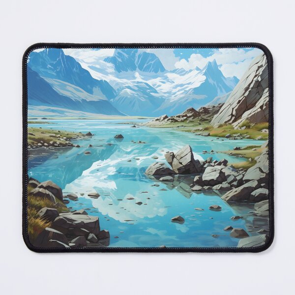 Item preview, Skaftafell Iceland Glacier Lake Mountain Reflection designed and sold by LaFabricaArt.