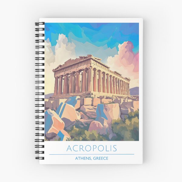 Item preview, Acropolis Parthenon Athens Greece Vintage Sunset designed and sold by LaFabricaArt.